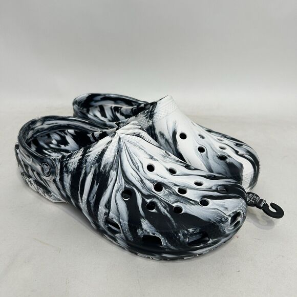 CROCS Other - Crocs Classic Clog Marbled “Black White” 2024